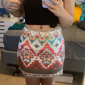 Sequin skirt